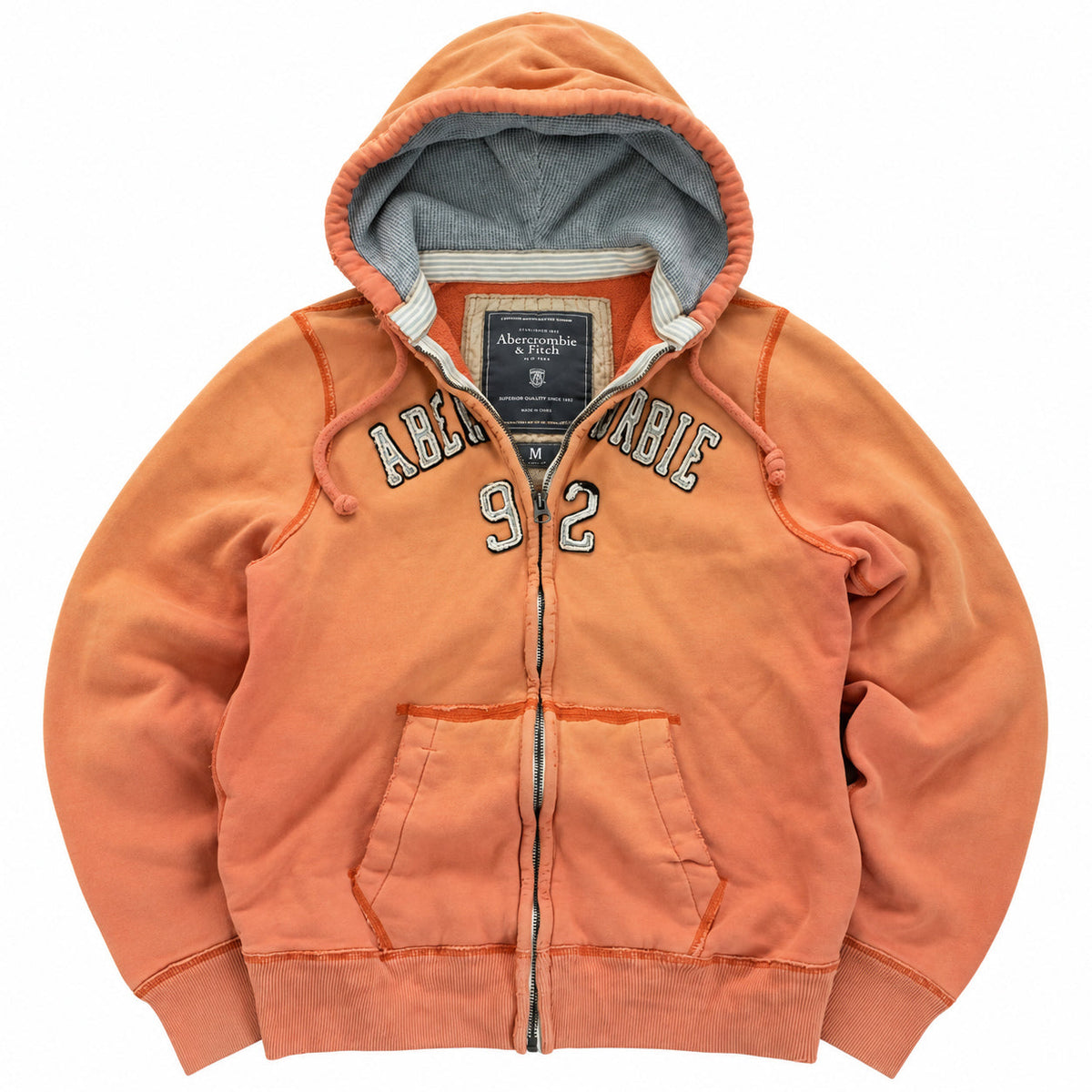 AF Jackets - Orange 92 Zip Hoodie