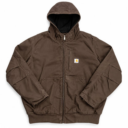 Hooded Brown — source-matched studio front view