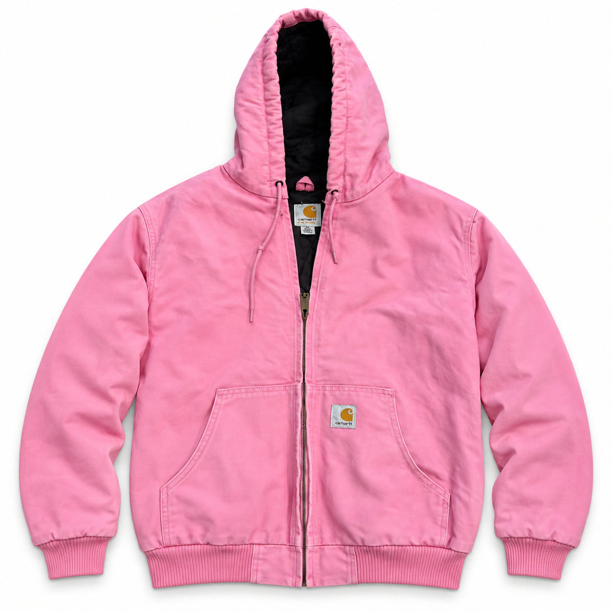 Hooded Pink — source-matched studio front view