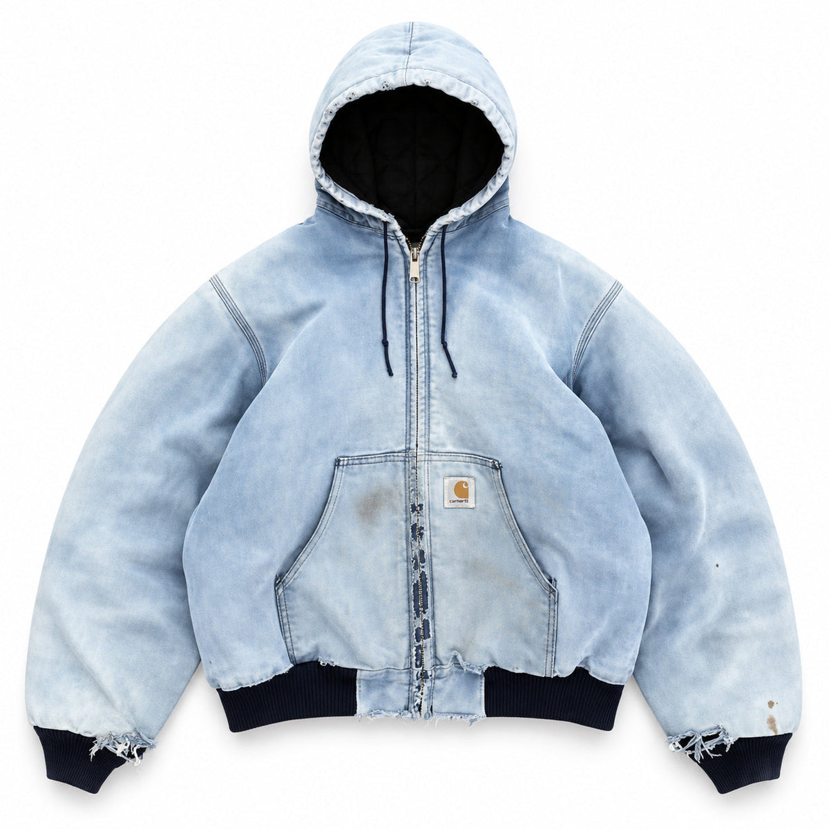 Hooded Sky Blue — source-matched studio front view