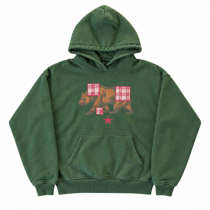 Bear Patch Hoodie - Forest