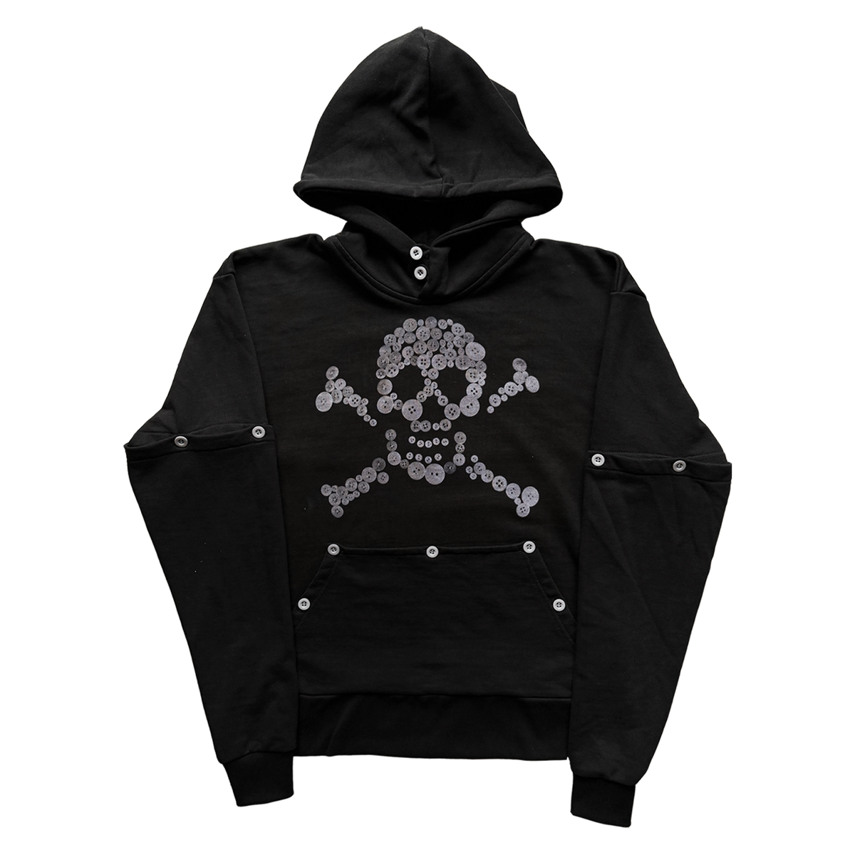 Silence Button Hoodie | front