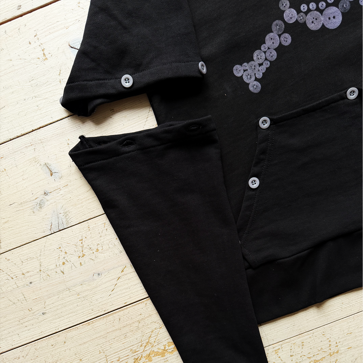 Silence Button Hoodie | source detail
