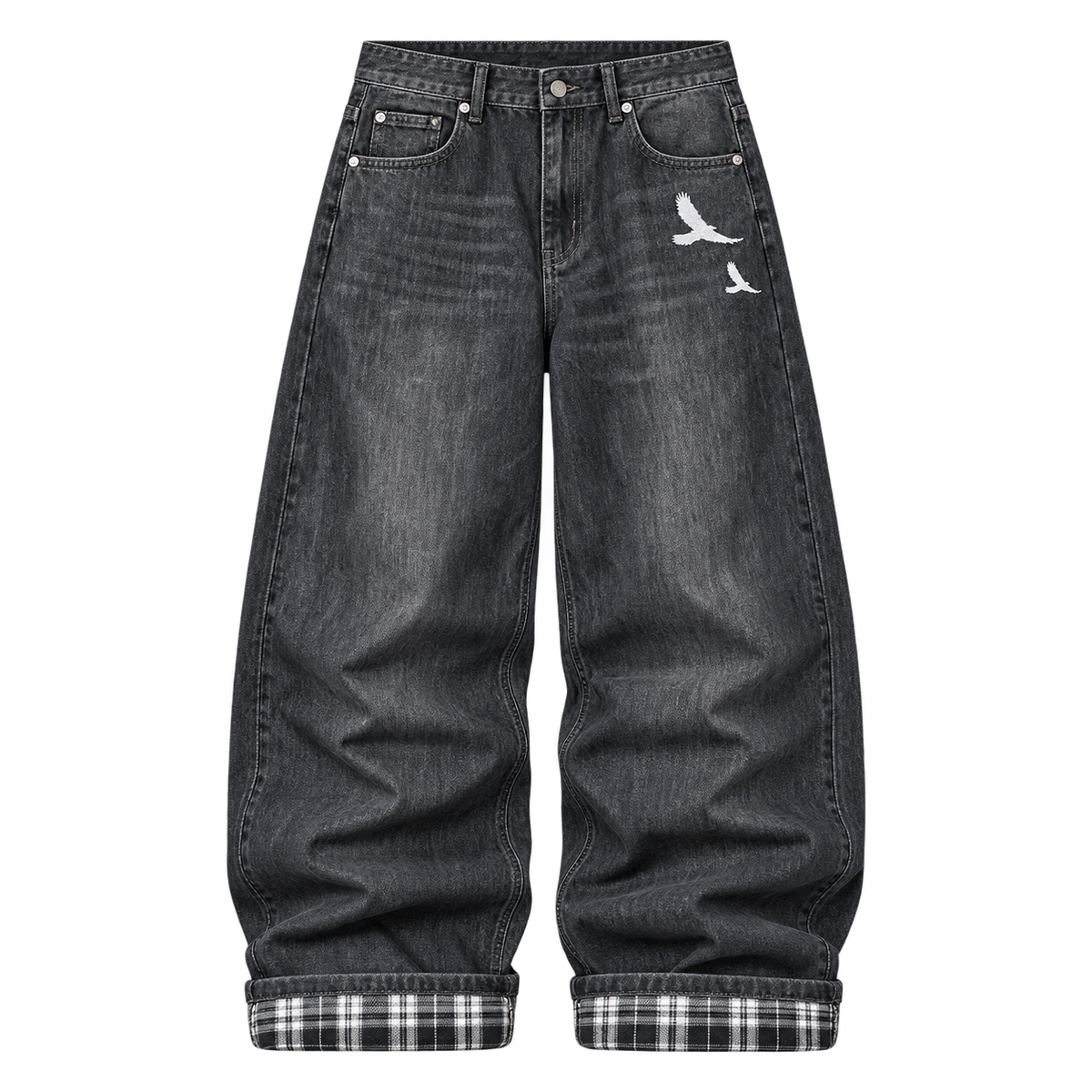 Black Bird Jeans — Front