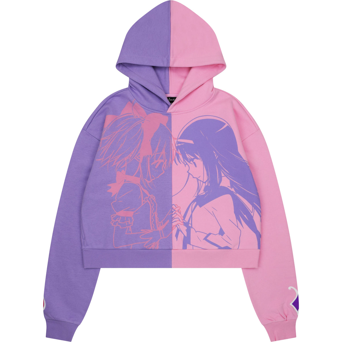 Madoka Magica Hoodies - Pink/Lavender front