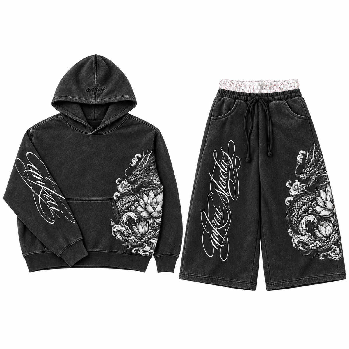 Midnight — Complete Hoodie + Cropped Sweatpants Set