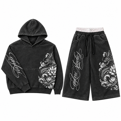 Midnight — Complete Hoodie + Cropped Sweatpants Set