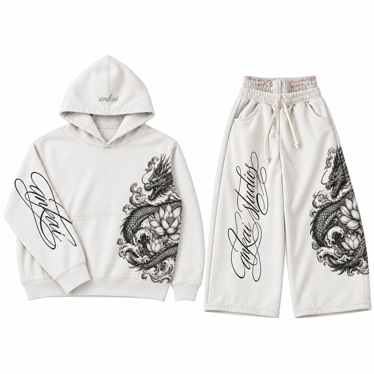 Pure — Complete Hoodie + Cropped Sweatpants Set